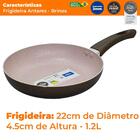Frigideira Antiaderente Cerâmica Antares Marrom 22cm Brinox