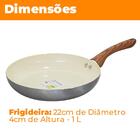 Frigideira Antiaderente Cerâmica De Indução New York 22cm - C