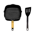 Frigideira Antiaderente Cook Grill Sem Tampa E Espátula