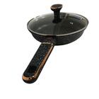 Frigideira Antiaderente De Pó De Mármore Com Tampa 22 Cm Caza