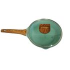 Frigideira Antiaderente De Pó De Mármore Com Tampa Verde Caza