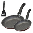 Frigideira Antiaderente Francesa 18cm E 22cm Com Espatula Ver