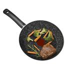 Frigideira Antiaderente Francesa 28cm Rochedo Stone Preta