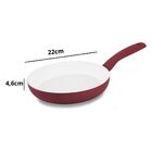 Frigideira Antiaderente Indução Ceramica 22cm Hercules