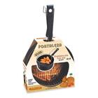 Frigideira Antiaderente Preta Alta Com Tela Fritura