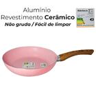 Frigideira Antiaderente Revestimento Cerâmica 24cm Sahara Cha