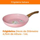Frigideira Antiaderente Revestimento Cerâmica 24cm Sahara Cha