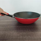 Frigideira Antiaderente Wok Multiflon Alumínio Vermelha 28cm