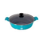 Frigideira Azul Turquesa Antiaderente Cerâmica Javali Aa30cm