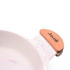 Frigideira Branca Antiaderente Marmorizada Javali Am 30cm