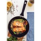 Frigideira Brava Baquelite Em Aço Inox Com Reves Interno Anti