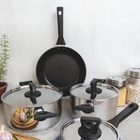 Frigideira Brava Inox Fundo Triplo Revest Interno Antiaderent