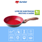 Frigideira Cerâmica Antiaderente N22 Red Marble Duralar