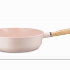 Frigideira Cerâmica Antiaderente Roichen Com Tampa Universal