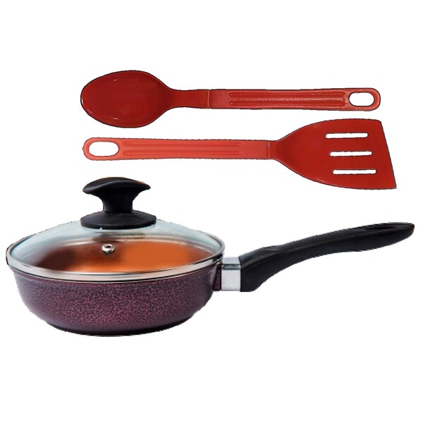 Frigideira Cereja Antiaderente Gold Javali Talher 03 Cb 16cm