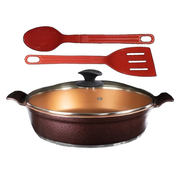 Frigideira Cereja Teflon Antiaderente Gold Talher 03 Aa 30cm