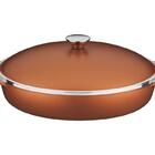 Frigideira Com Alca 32cm Lyon Dourado Aluminio Com Revestimen