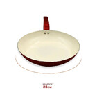 Frigideira Com Revestimento Em Cerâmica 28cm - Vermelho