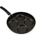 Frigideira Com Tampa De Vidro  4 Em 1 Antiaderente Com Divisó