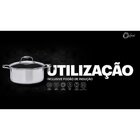 Frigideira Cookingpro Hive Em Aço Inox Fundo Triplo 26 Cm
