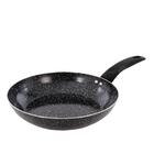 Frigideira De Alumínio Para Ovo Marble Preta 16cm