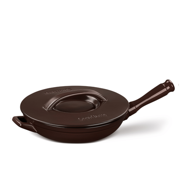 Frigideira De Cerâmica Ceraflame Duo+ 28cm 2000ml - Chocolate