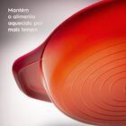 Frigideira De Ferro Fundido Esmaltado Electrolux Expert 26cm