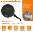 Frigideira De Indução Revestimento Antiaderente Cerâmica 24cm