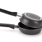 Frigideira Dupla Multiflon Gourmet 18cm Preta