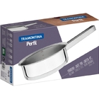 Frigideira Em Aco Inox Fundo Triplo E Marcacao Interna De Cap