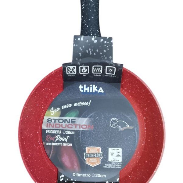 Frigideira Em Alumínio Antiaderente Multifuncional 20cm - Ver