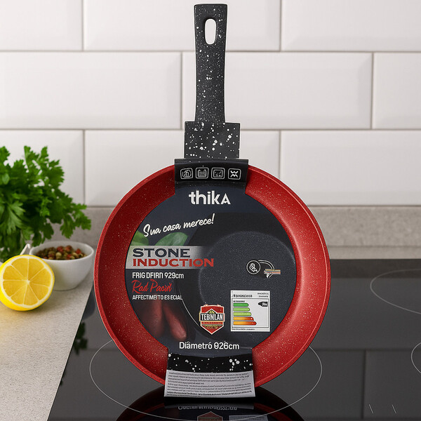 Frigideira Em Alumínio Antiaderente Multifuncional 22cm - Ver