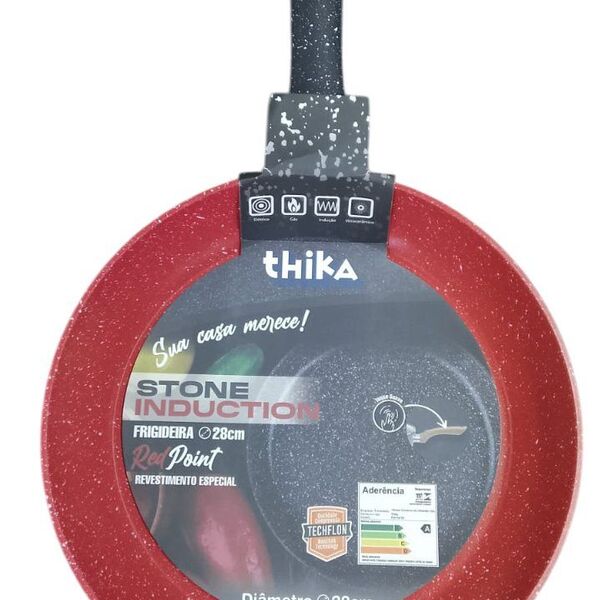 Frigideira Em Alumínio Antiaderente Multifuncional 28cm - Ver