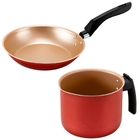 Frigideira Francesa Sem Tampa 20cm + Fervedor 12cm Antiaderen