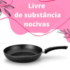 Frigideira Funda Antiaderente 26 Cm Cinza Gourmet Multiflon 5