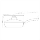 Frigideira Funda Tramontina Mônaco Induction 24cm 2,7l Alumín