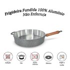 Frigideira Fundida Alumínio Batido Grosso Com Tampa 26cm - Cr