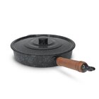 Frigideira Fundida Alumínio Batido Grosso Com Tampa 26cm - Pr