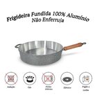 Frigideira Fundida Alumínio Batido Grosso Com Tampa 26cm - Pr