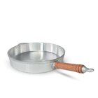 Frigideira Fundida Alumínio Batido Grosso Com Tampa 30cm - Po