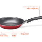 Frigideira Garlic Ø 24 X4 Cm 1 45 L 24 X4 Cm 1 45l Vermelho B