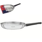 Frigideira Grano Baquelite Em Aco Inox Com Corpo Triplo E Cab