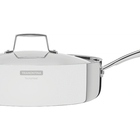 Frigideira Grano Em Aco Inox Com Corpo Triplo Com Tampa E Cab