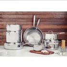 Frigideira Grano Em Aco Inox Com Corpo Triplo E Cabo 26 Cm 2,