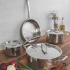 Frigideira Grano Em Aco Inox Com Corpo Triplo E Cabo 26 Cm 2,