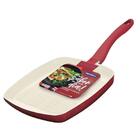 Frigideira Grill Quadrada Fratelli Com Revestimento Cerâmico