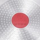 Frigideira Grill Quadrada Revestimento Cerâmico Vermelho 28 C