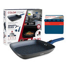 Frigideira Grill Smart Click Quadrada Canelada Indução Cabo D