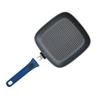 Frigideira Grill Smart Click Quadrada Canelada Indução Cabo D