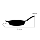 Frigideira Hotel Antiaderente Cabo Baquelite Nº40 - Abc